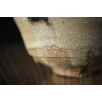 斑唐津 朝鮮唐津系茶碗 藁灰釉　P255 