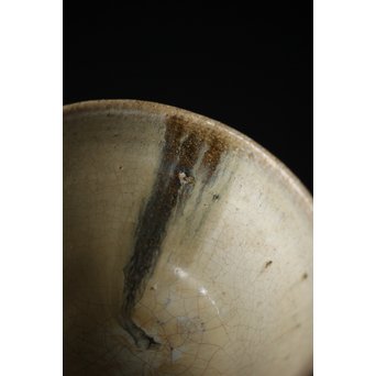 斑唐津 朝鮮唐津系茶碗 藁灰釉　P255 