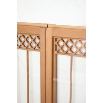 ガラス入 白木組子書院 4枚1組　R0111 