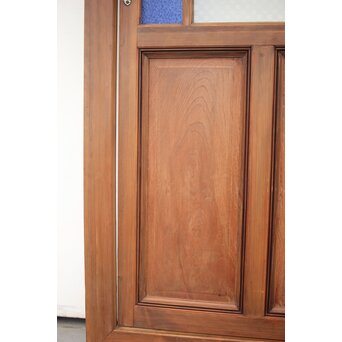 青色ガラスドア 框枠一式　GD0063Y 