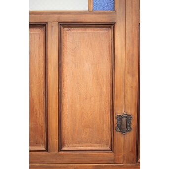 青色ガラスドア 框枠一式　GD0063Y 