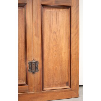 青色ガラスドア 框枠一式　GD0063Y 