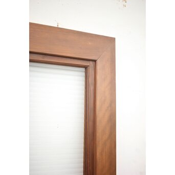 青色ガラスドア 框枠一式　GD0063Y 