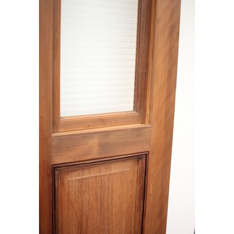 青色ガラスドア 框枠一式　GD0063Y 