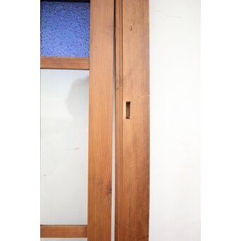 青色ガラスドア 框枠一式　GD0063Y 