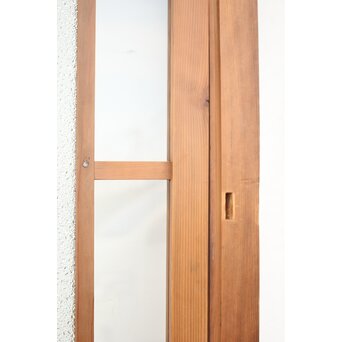 青色ガラスドア 框枠一式　GD0063Y 