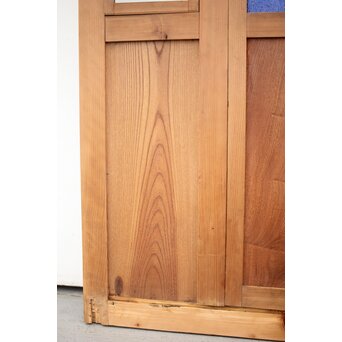 青色ガラスドア 框枠一式　GD0063Y 