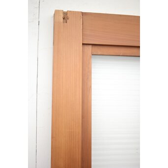 青色ガラスドア 框枠一式　GD0063Y 