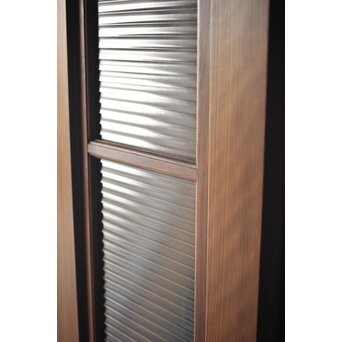 青色ガラスドア 框枠一式　GD0063Y 