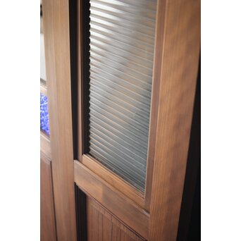 青色ガラスドア 框枠一式　GD0063Y 