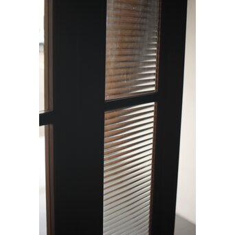 青色ガラスドア 框枠一式　GD0063Y 