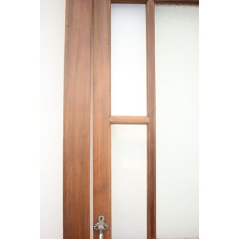 青色ガラスドア 框枠一式　GD0063Y 