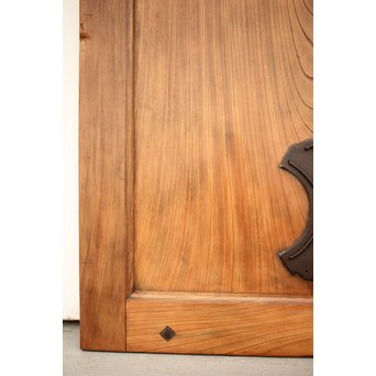 総欅 1M越一枚鏡板 蔵戸　W040Y 