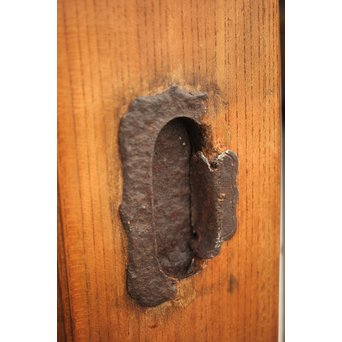 総欅 1M越一枚鏡板 蔵戸　W040Y 