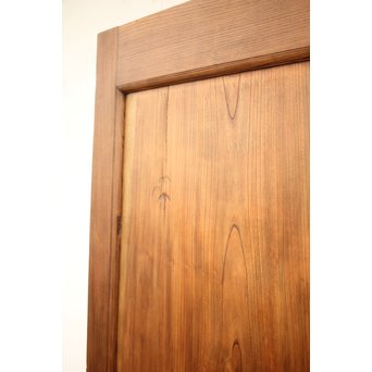 総欅 1M越一枚鏡板 蔵戸　W040Y 