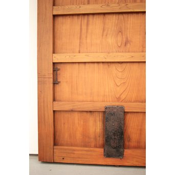 総欅 1M越一枚鏡板 蔵戸　W040Y 