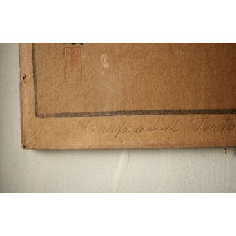 吉田博 鯉と亀 直筆サイン 木版画　Z257 