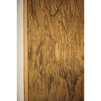 吉田博 鯉と亀 直筆サイン 木版画　Z257 