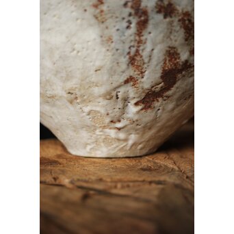 二代 加藤春鼎 志野大鉢 共箱　P256 