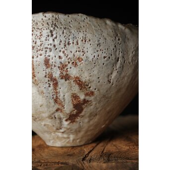 二代 加藤春鼎 志野大鉢 共箱　P256 