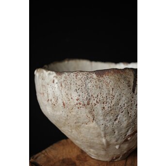 二代 加藤春鼎 志野大鉢 共箱　P256 