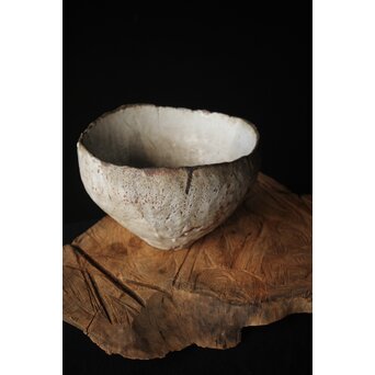 二代 加藤春鼎 志野大鉢 共箱　P256 