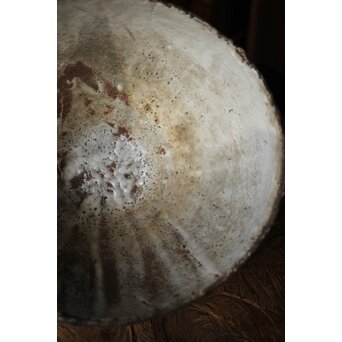 二代 加藤春鼎 志野大鉢 共箱　P256 