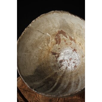 二代 加藤春鼎 志野大鉢 共箱　P256 