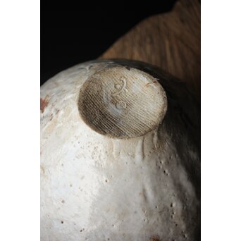 二代 加藤春鼎 志野大鉢 共箱　P256 