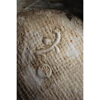 二代 加藤春鼎 志野大鉢 共箱　P256 