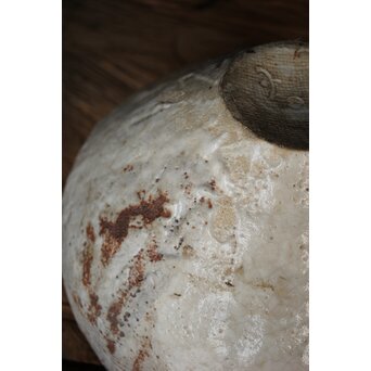 二代 加藤春鼎 志野大鉢 共箱　P256 