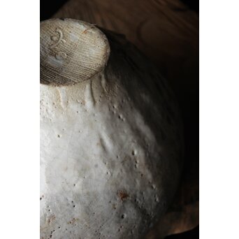 二代 加藤春鼎 志野大鉢 共箱　P256 