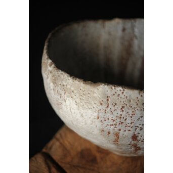 二代 加藤春鼎 志野大鉢 共箱　P256 