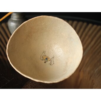 滝口和男 『祭り支度や』共箱 茶碗　P257 