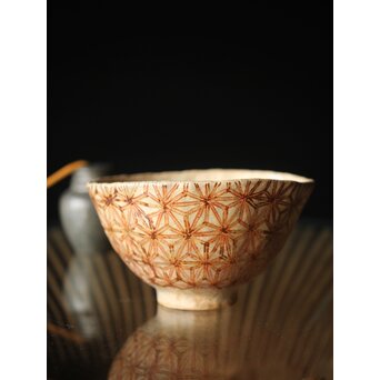 滝口和男 『祭り支度や』共箱 茶碗　P257 