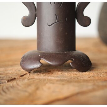 明珍紀宗介「仙雲擁壽山」鉄杓立　M272 