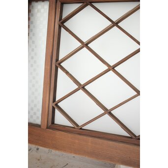 市松硝子の欄間　R0117 