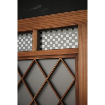 市松硝子の欄間　R0117 