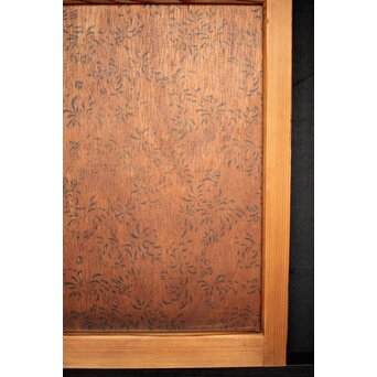 花柄プリントのガラス戸　GD0064 