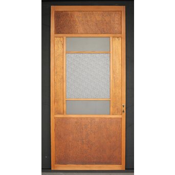 花柄プリントのガラス戸　GD0064