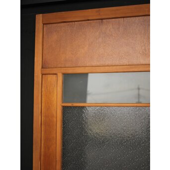 花柄プリントのガラス戸　GD0064 