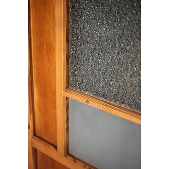 花柄プリントのガラス戸　GD0064 