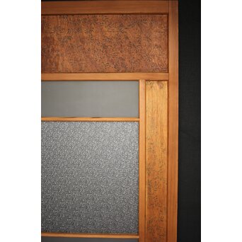 花柄プリントのガラス戸　GD0064 