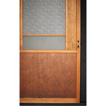 花柄プリントのガラス戸　GD0064 