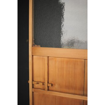 なしじガラスのドア　D185 