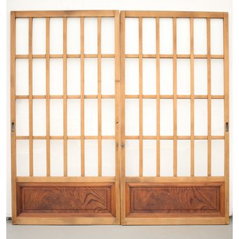 クリアガラス玄関戸 2枚1組　GD0068