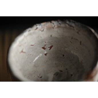 宇田川抱青 白萩ぐい呑 共箱　P261 