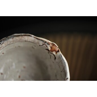 宇田川抱青 白萩ぐい呑 共箱　P261 