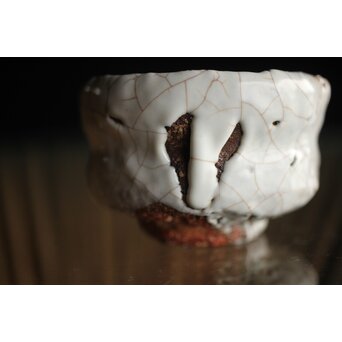 宇田川抱青 白萩ぐい呑 共箱　P261 