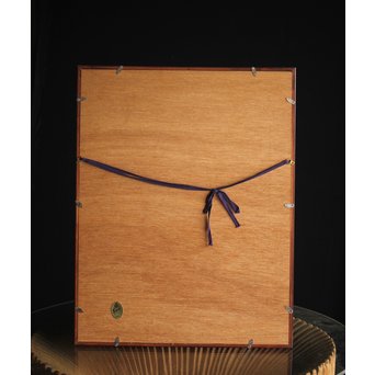 伊東深水 木版画【時雨】 Z261 